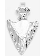 Silver Large Arrowhead Pendant