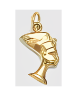 10K Yellow Gold Small Nefertiti Charm