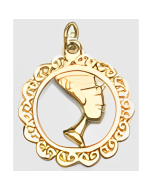 10K Yellow Gold Nefertiti Charm