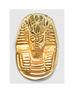 10K Yellow Gold 3D King Tutankhamun Pendant