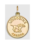10K Yellow Gold Woodbine Horseracing Charm