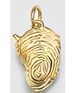 10K Yellow Gold 3D Oyster Charm