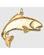 10K Yellow Fish Pendant