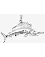 Silver Swordfish Pendant