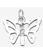 Silver Butterfly Charm