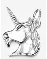 Silver Unicorn's Head Charm