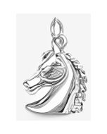 Silver Horse Head Charm