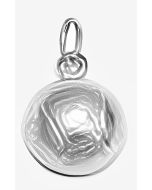 Silver 3D Tennis Ball Charm