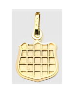 10K Yellow Gold Croatia Pendant