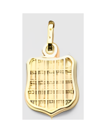 10K Yellow Gold Croatia Pendant