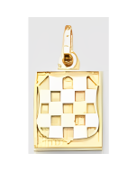 10K Yellow Gold Croatia Pendant