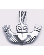 Silver Mini Claddagh Pendant