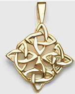 10K Yellow Gold Celtic Knot Pendant