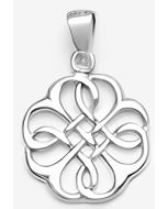 Silver Round Celtic Knot Pendant