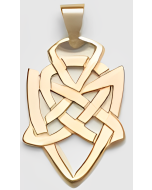 10K Yellow Gold Celtic Knot Pendant