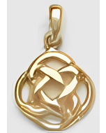 10K Yellow Gold Small Celtic Knot Charm