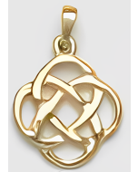 10K Yellow Gold Celtic Knot Pendant