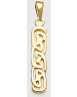 10K Yellow Gold Celtic Pendant