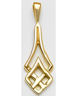 10K Yellow Gold Celtic Pendant