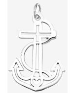 Silver Sailor's Cross Pendant