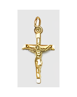 10K Yellow Gold Crucifix Pendant