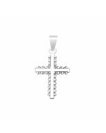 Silver Glowing Cross Pendant