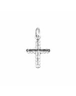 Silver Mini Glowing Cross Charm