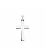 Silver Plain Cross Pendant