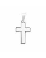 Silver Plain Cross Pendant