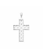 Silver Filigree Cross Pendant