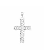 Silver Filigree Cross Pendant