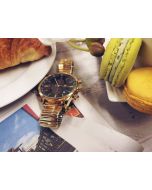 Yellow Stair Case Style Expansion Watch Strap 17-22mm