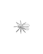 Silver 3D Mosquito Charm