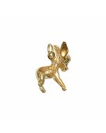 10K Yellow Gold 3D Mule Charm