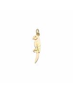 10K Yellow Gold Parrot Charm