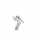 Silver 3D Mouth Moves Pelican Charm