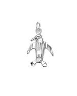 Silver Penguin Charm