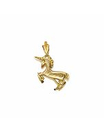 10K Yellow Gold Unicorn Pendant