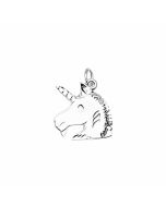 Silver Unicorn's Head Pendant