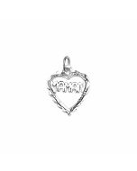 Silver French Charm (Maman)