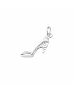 Silver 3D Lady's High Heel Charm