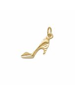 10K Yellow Gold 3D Lady's High Heel Charm