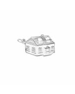 Silver Big House Pendant