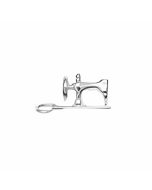 Silver 3D Sewing Machine Charm