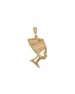 10K Yellow Gold Large Nefertiti Pendant