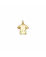 10K Yellow Gold 3D T-Shirt Charm