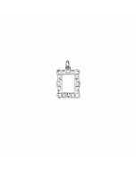 Silver Frame Charm
