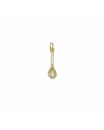 10K Yellow Gold 3D Whisk Charm