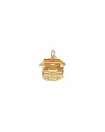 10K Yellow Gold 3D Typewriter Charm