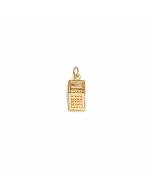 10K Yellow Gold 3D Calculator Charm